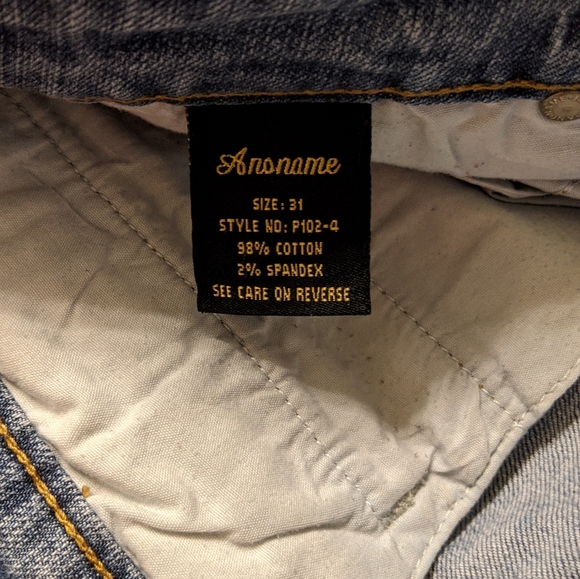 Anoname medium wash jeans sz 31 - Picture 6 of 6